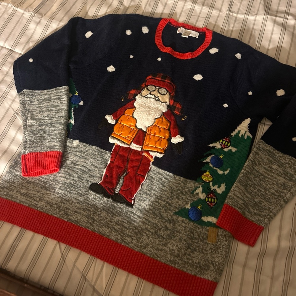 Men's Ugly Christmas Sweater-Size XL